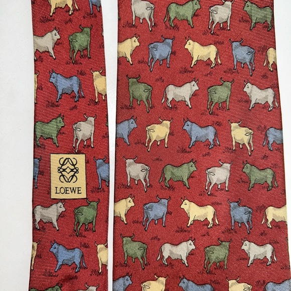 100% silk LOEWE tie - Picture 2 of 3